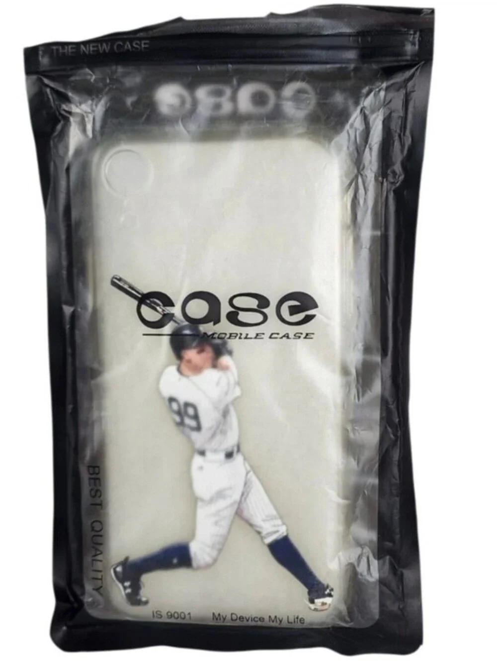 2pc Aaron Judge Baseball & JETech Shock Absorption Cases for iPhone XR